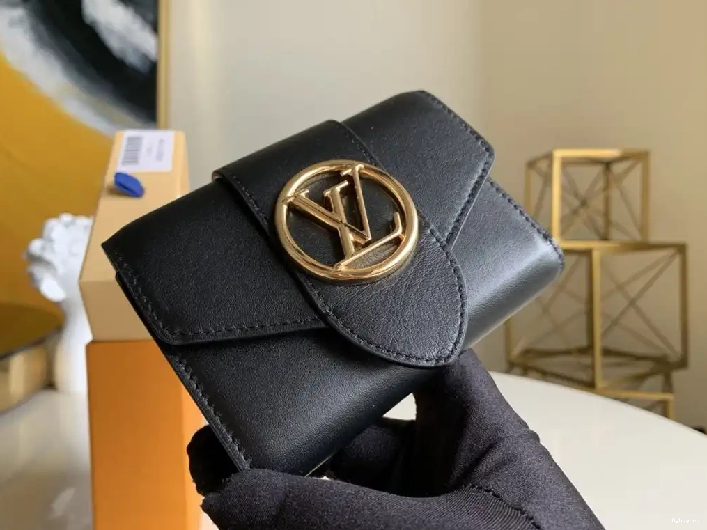 LOUIS WALLET PONT 9 COMPACT VUITTON 0412